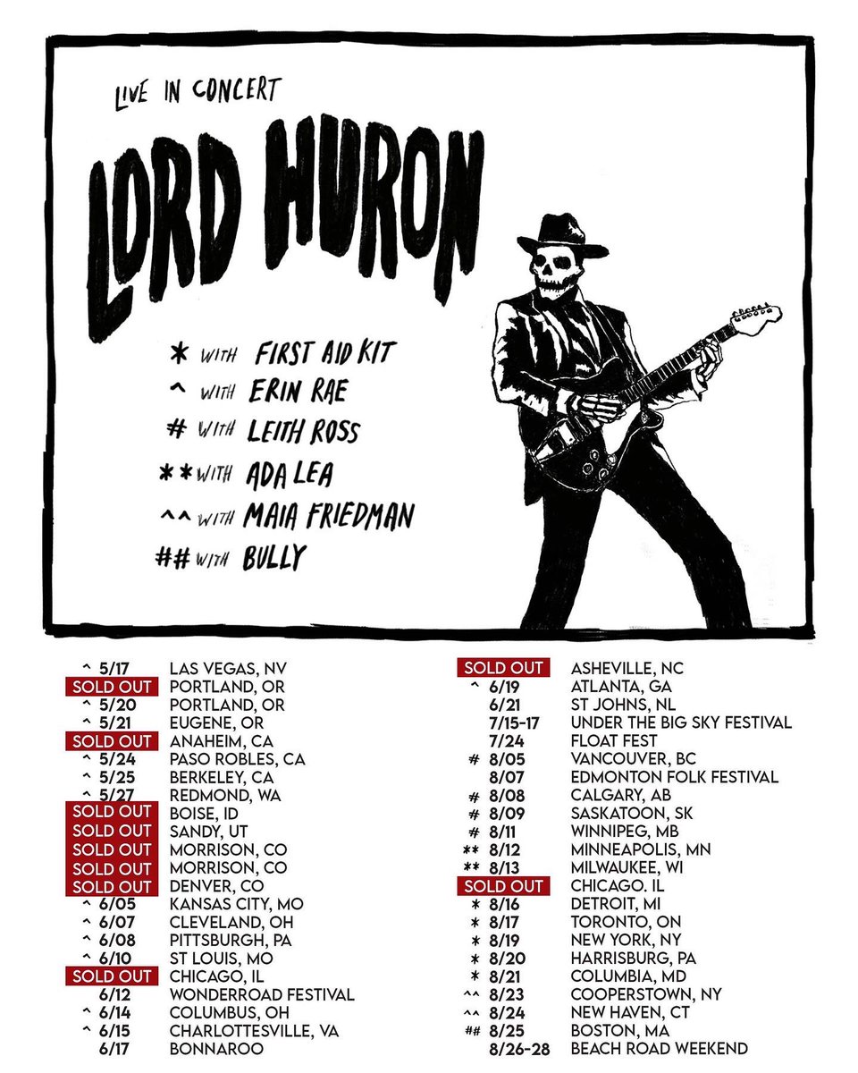 LordHuron's tweet photo. Lord Huron's North American tour is officially underway. The band hits Las Vegas tonight before setting up camp in Oregon for shows in Portland and Eugene later this week. 

For more info and tickets visit https://t.co/rlizM3fZQx https://t.co/I4NjKFwLCd