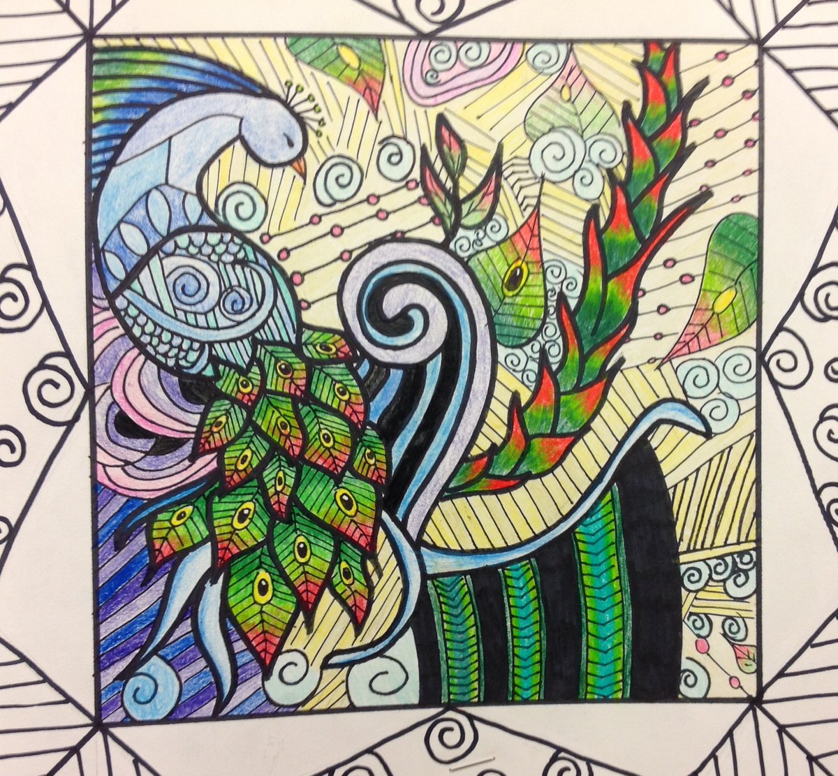 wtboearts's tweet photo. More Beautiful 7th grade Indian inspired Art. https://t.co/5ZADEGruKO