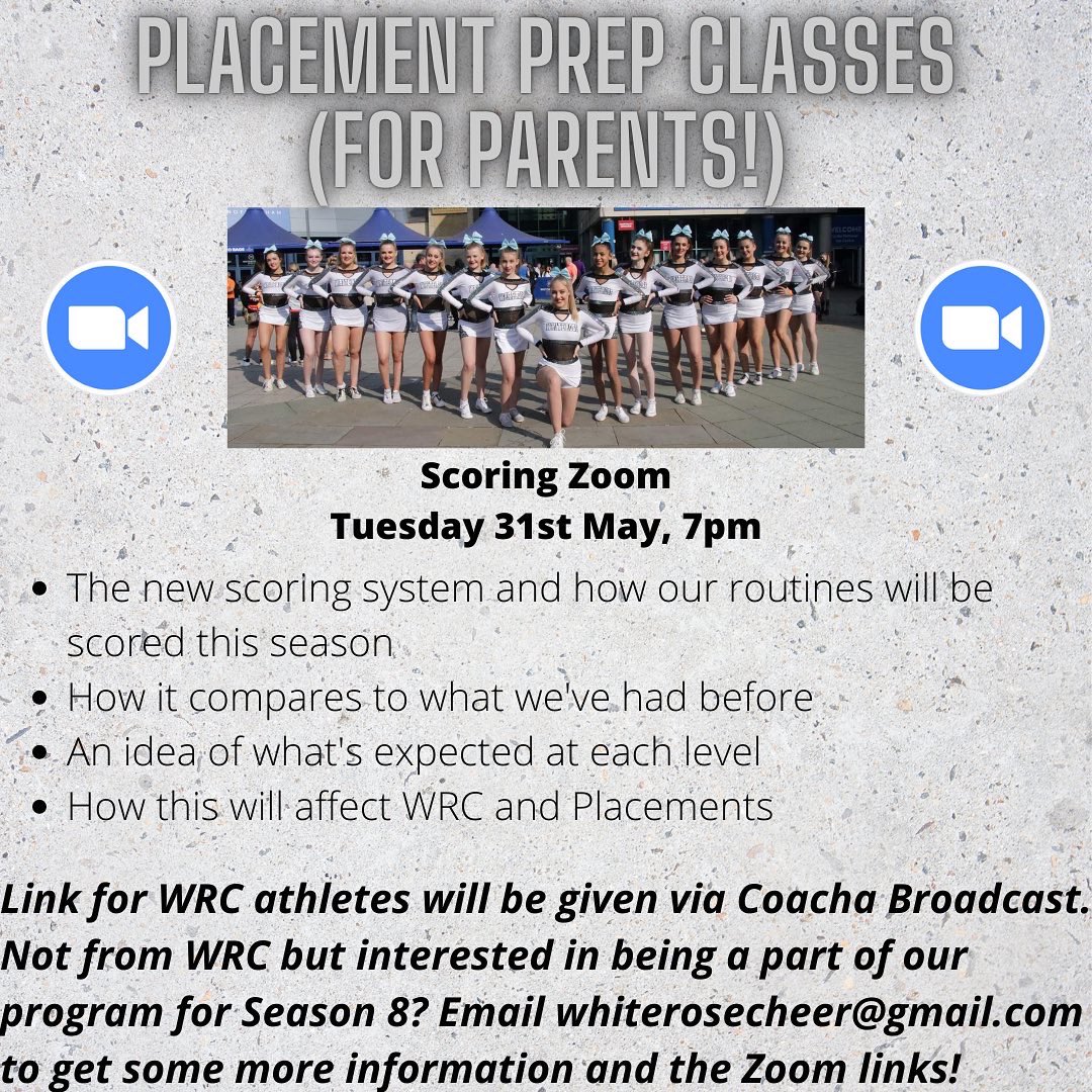 Want to prep for Season 8? Parents or athletes, we have you covered! #cheer #cheerleadinginleeds