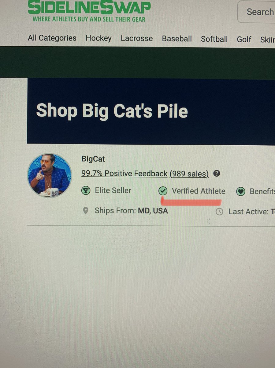 BlueberryLarkin's tweet photo. @BarstoolBigCat @BarstoolBigCat verified athlete?? https://t.co/krwZ8CFPam