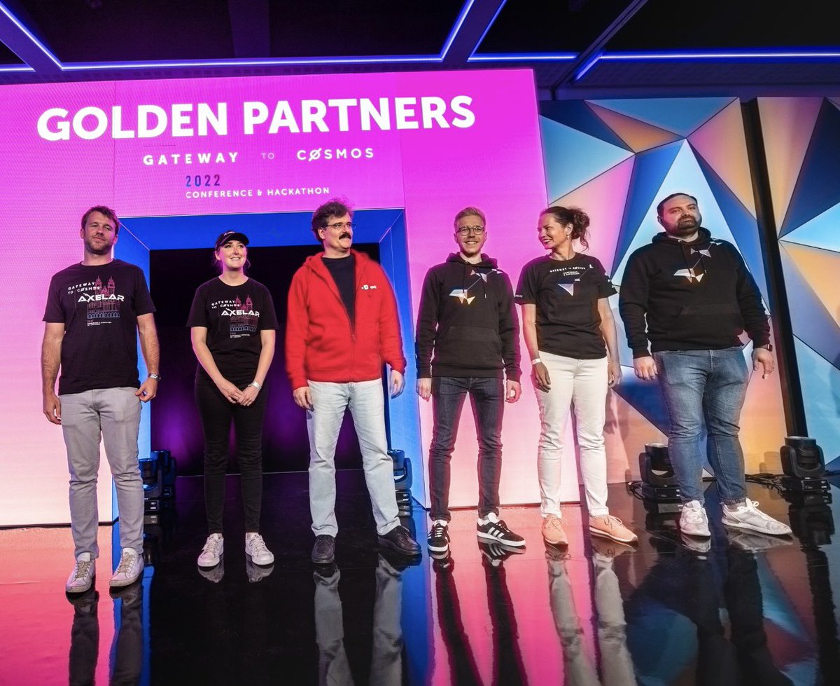 BarboraLin's tweet photo. Happy and sad in the same time 🥹
Below are the last seconds of @Gateway_Conf, we all are excited that it can happen 🎇
Thanks to all our partners - @agoric, @axelarcore, @JunoNetwork and many more, to our great speakers and to @jurimaibaum 🔥
See you all in Prague next year ‼️ https://t.co/Z5YcTrlZqM