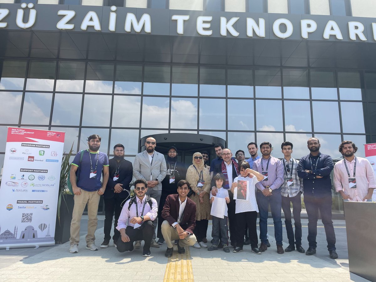 Pak-Turk Entrepreneurship Bootcamp delegation visiting <a href="/zaimuniv/">İZÜ</a> Teknopark. 
A great meet up with the Mr. Tezel CEO  of Teknopark about the mutual business opportunities. 
<a href="/BilalKhanPasha/">Bilal Khan Pasha</a>
@PakinTurkey 
<a href="/PakTrade_Turkey/">Pakistan Trade & Investment Office - Türkiye</a>
<a href="/ptbd_platform/">Pakistan - Türkiye Ticaret Geliştirme Platformu</a>