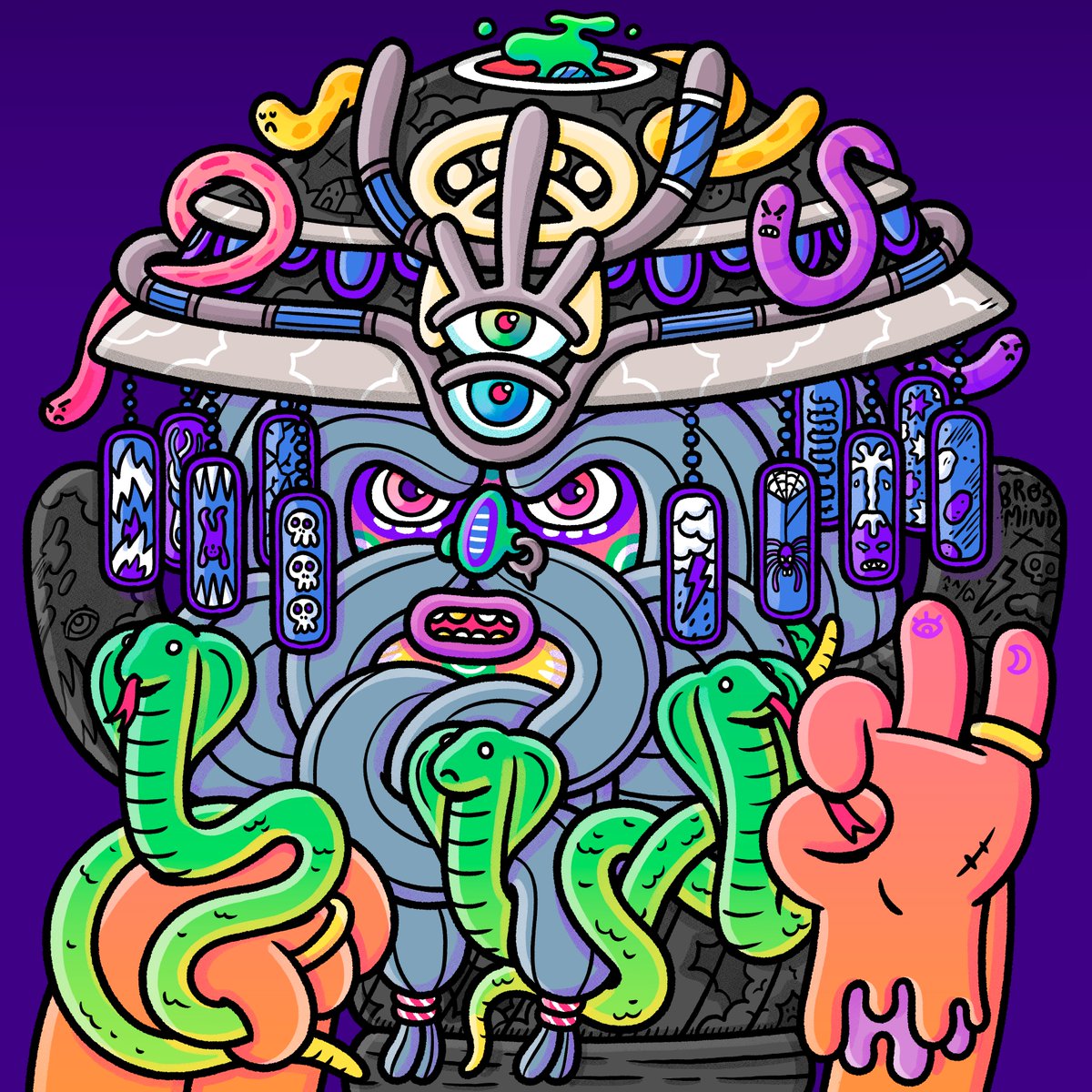 ShamaShadow

There’s nothing evil about the dark side. He became the strongest by mastering the balance between sunshine and blackness, cold and warmth, or happiness and sadness. 
To defeat destructive conflict and let love reign, flirting with shadows is something you must train