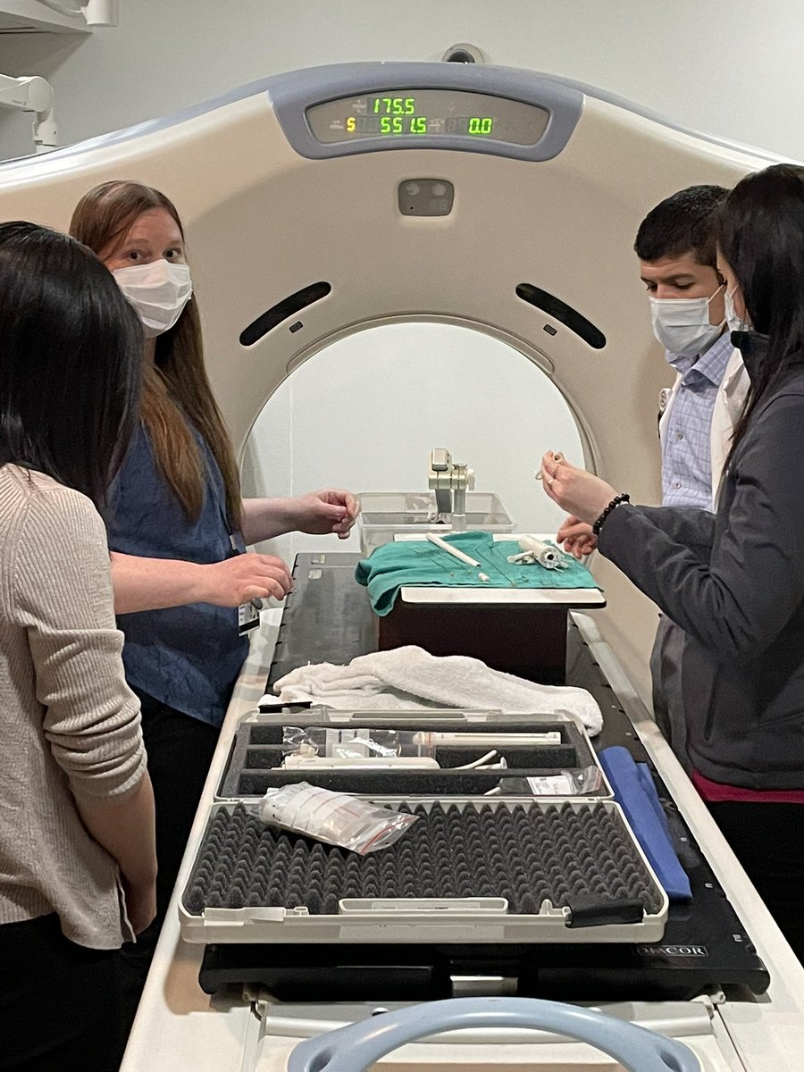 StephenGajdos's tweet photo. Dr. Susan Kost invited some residents while she commissions new HDR applicators. It’s awesome she gets to continue hands on teaching while implementing new clinical applications @MyAkronGeneral #CleClinicCancer https://t.co/8A3A0wC8nO
