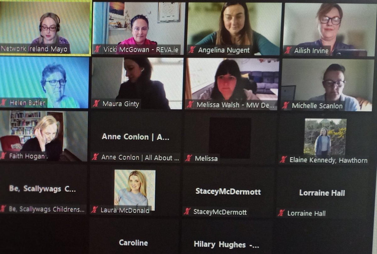 A great session delivered by <a href="/AngelinaNugent1/">Angelina Nugent</a> &amp; <a href="/ailieirv/">Ailish Irvine</a> for <a href="/networkmayo/">Network Ireland Mayo</a> on PR &amp; Media this evening. Some great insights on how to get in front of those Editors and Broadcasters! 👍🙏 #networkireland #leomayo #backedbyaib #ignite