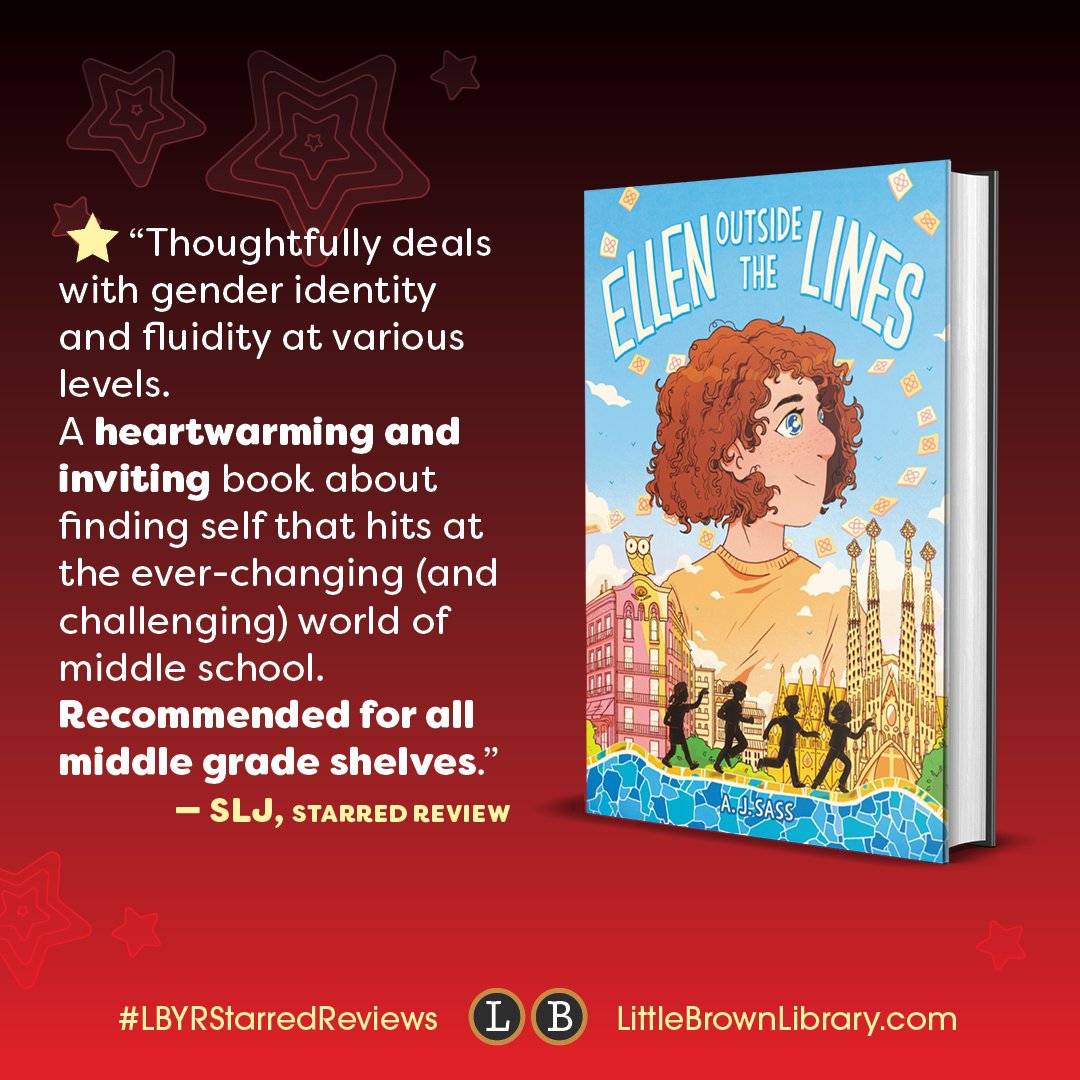 Ellen Outside the Lines has earned a starred review from <a href="/sljournal/">SchoolLibraryJournal</a>! TYSM School Library Journal! It's an honor🤩 

This is Ellen's second starred review and such a wonderful surprise today 🥰 Full review here: slj.com/review/ellen-o… #LBYRStarredReviews