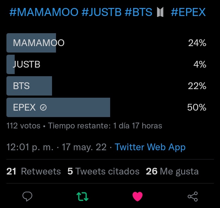Lininie_ee's tweet photo. @freevotingpolls Vote por #EPEX ^^ https://t.co/97Goi0oNiO
