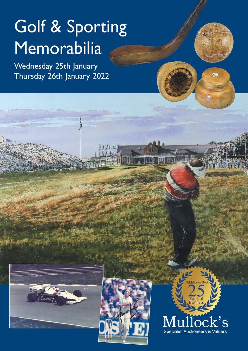 Mullocks1996's tweet photo. 🔥📣It's NOW ONLINE - Our #Golf &amp; #Sporting Memorabilia #auction catalogue is now online - 25th &amp; 26th May - over 1000 lots - #sportinghistory #hickoryclubs #hickory #sport #sporting #Golf #Cricket #cricket #tennis https://t.co/YdZQ8MUeXT