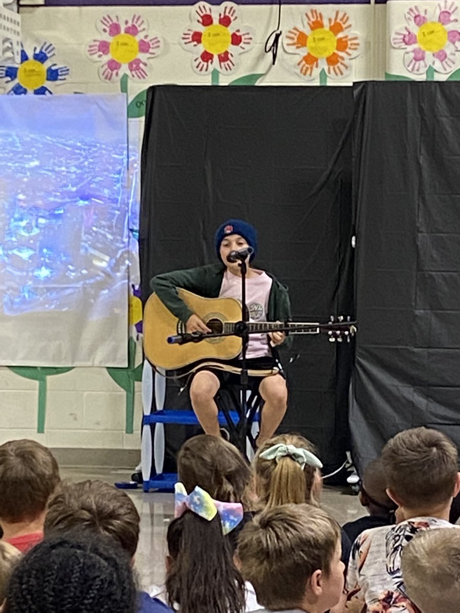 AmandaLinderBPS's tweet photo. Some of our #LEMAYzing HAL students performing in the talent show! @bpsHAL1 @LeMayOwls https://t.co/88R32yImEh
