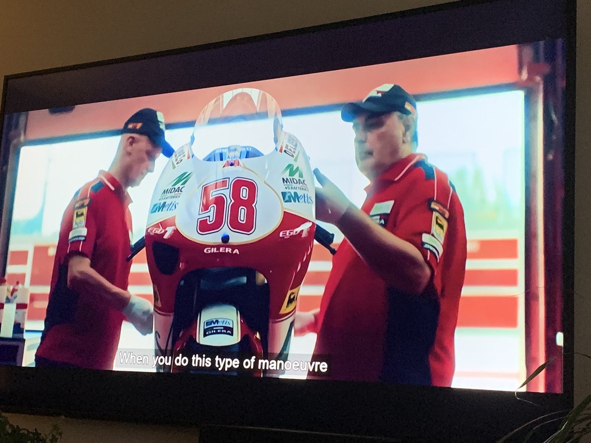 R4tser's tweet photo. Tonight’s viewing. Been waiting what seems like ages to watch this. Used to love watching Sic race.
God bless him. #58sic https://t.co/cMhfjH6Jt3