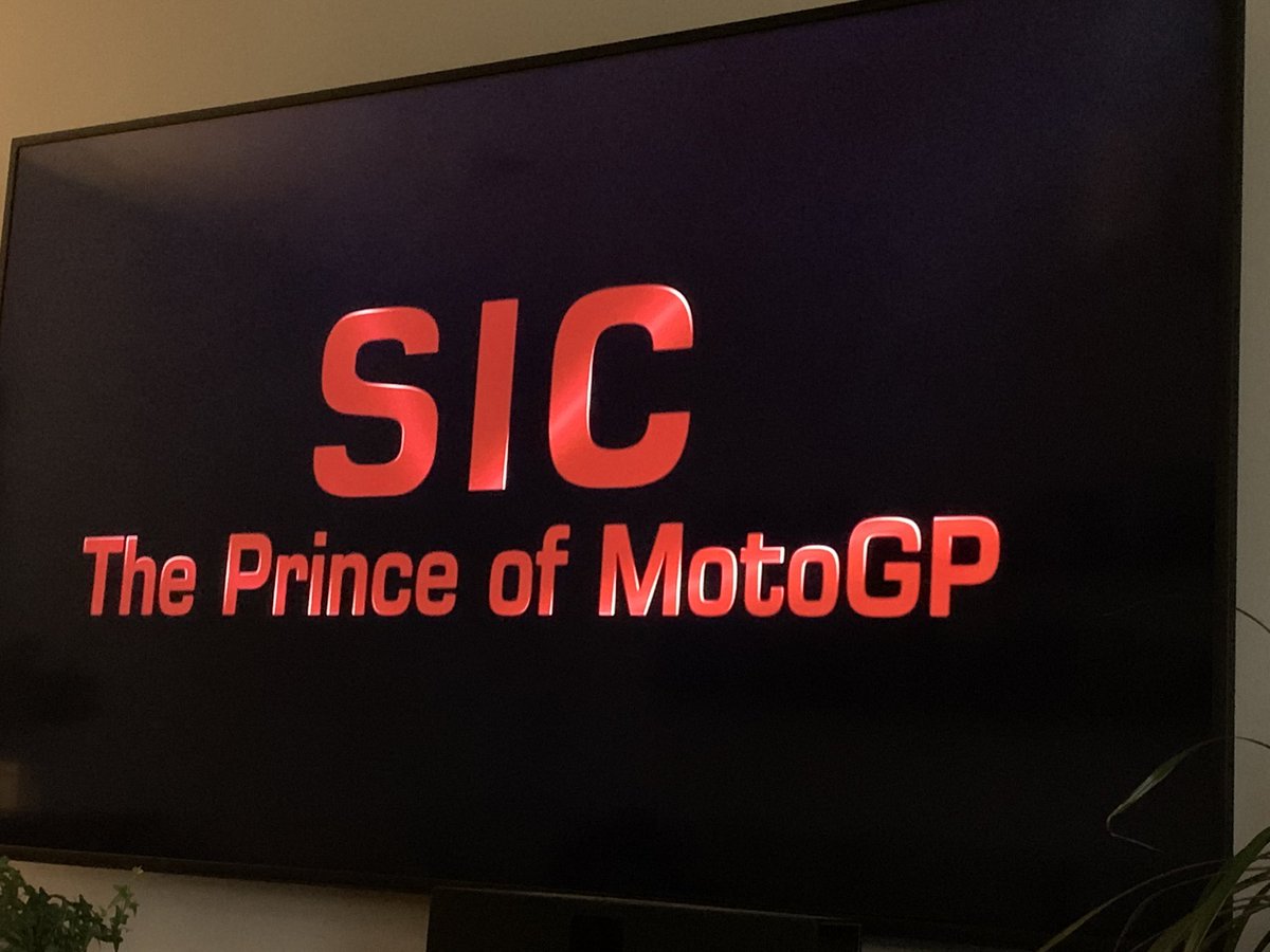 R4tser's tweet photo. Tonight’s viewing. Been waiting what seems like ages to watch this. Used to love watching Sic race.
God bless him. #58sic https://t.co/cMhfjH6Jt3