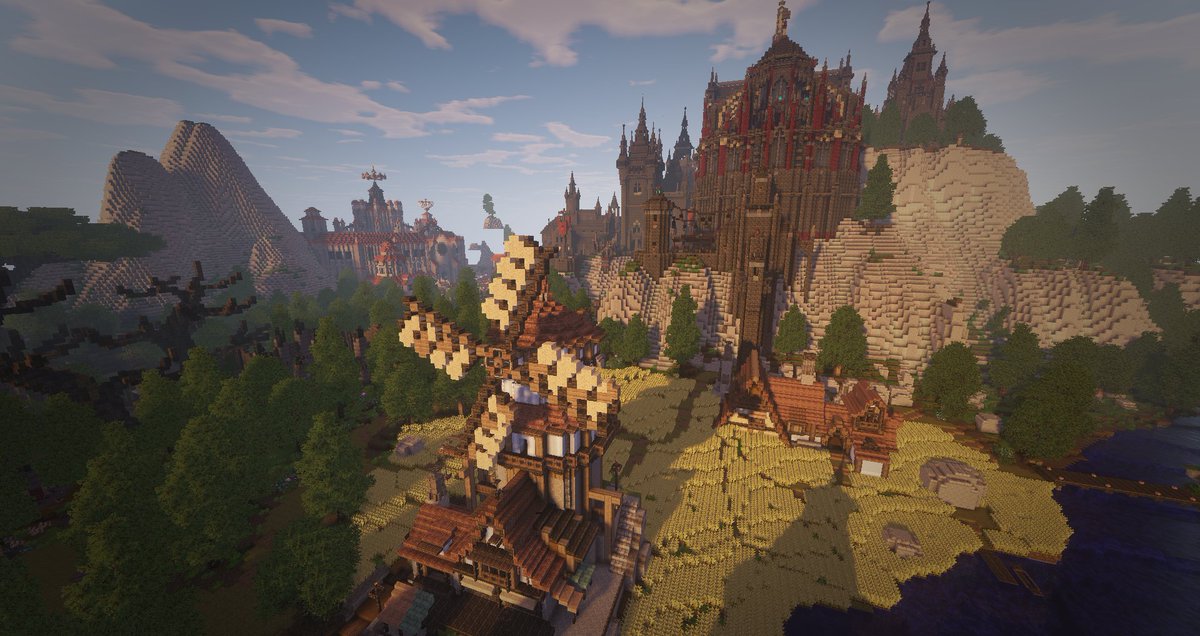 DRC_Metaverse's tweet photo. 🦇DRACULA'S HOLD🦇

🌑Majestic &amp; Dark, Dracula's castle overlooking the lands of his enemies 

🏰It could soon be yours. 

Don't miss the opening of Dracula Metaverse
👉 https://t.co/EJtj2OquUQ

#minecraftbuild #P2E #Metaverse https://t.co/MZ8Dg4JpGV