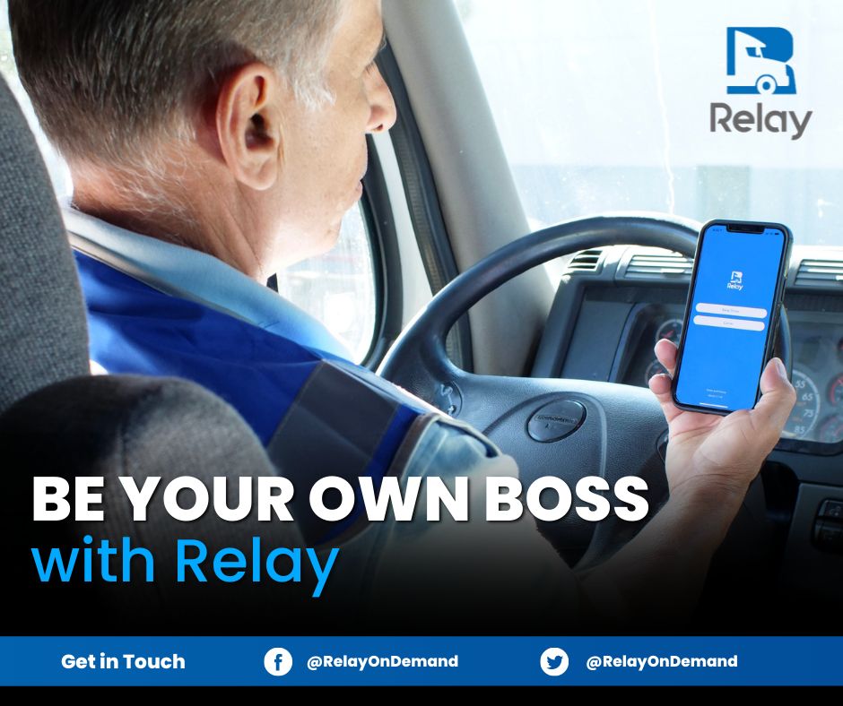 RelayOnDemand's tweet photo. JOIN THE RELAY DRIVERSHARE NETWORK 🤩
Be your Own Boss and Drive whenever you want to, Only with Relay💪
Join Today!
🌐https://t.co/El8JK0hyer
#relayondemand #driver #needadriver #hiredriver #getadriver
#experienceddriver https://t.co/wQDbD8wGvW
