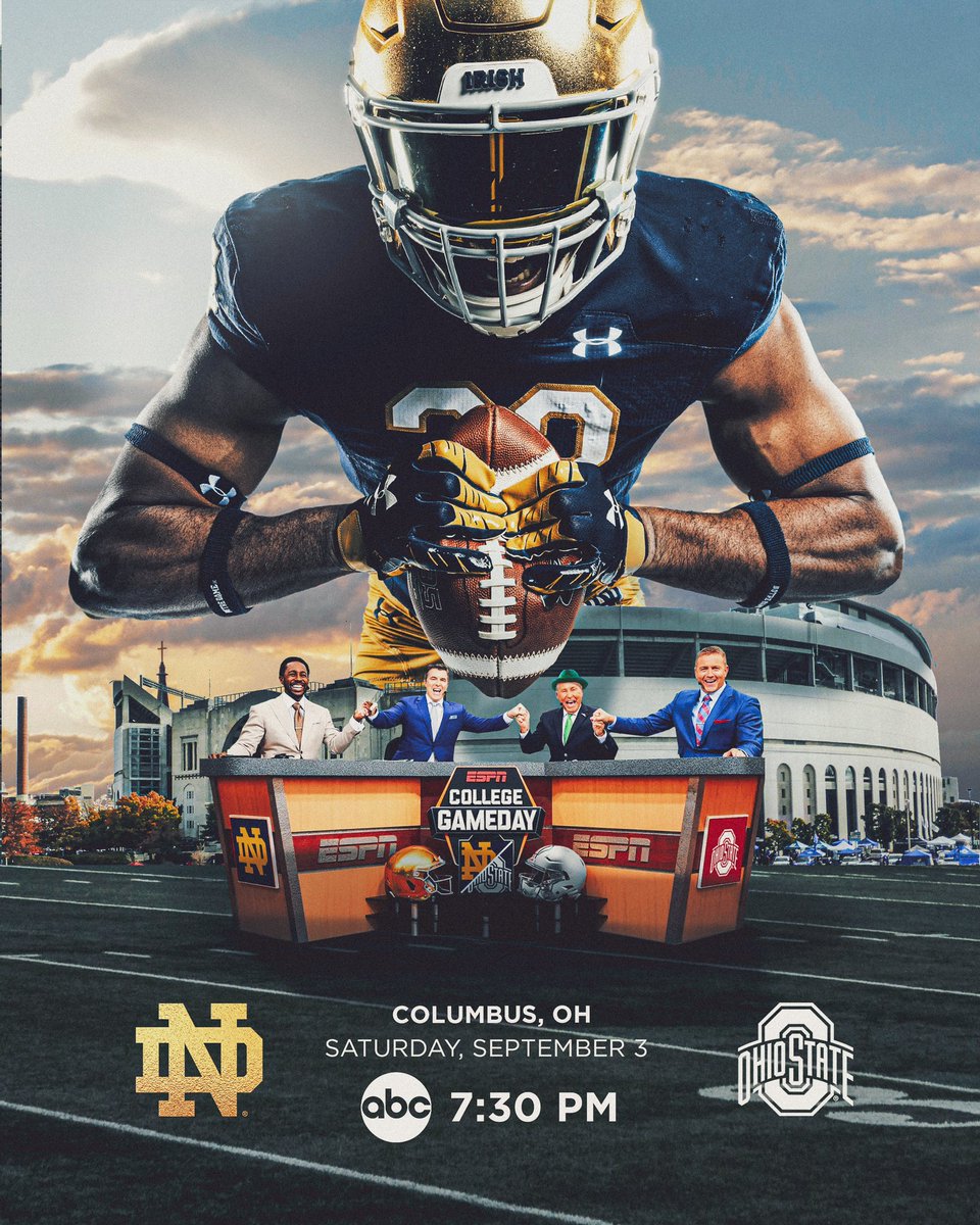 NDFootball's tweet photo. ☘️ 𝟏𝟎𝟗 𝐃𝐀𝐘𝐒 ☘️

#GoIrish https://t.co/SQMhyd9EG7