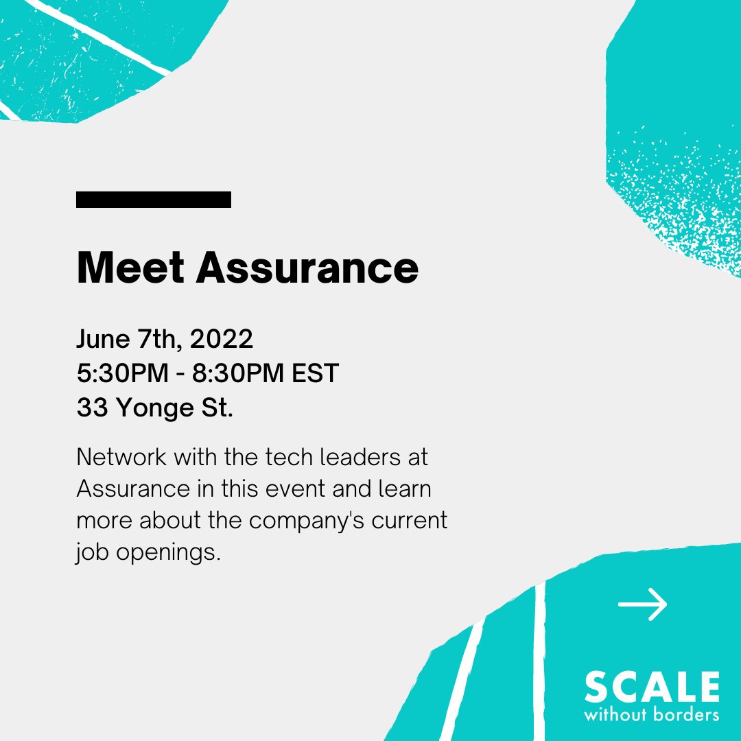 ScaleWOB's tweet photo. Looking to expand your network in tech? Here are 3 events to attend in the month of June! 

French Tech Summit America -> June 2nd
Meet Assurance -> June 7th
TechTOgether -> June 21st 

Register now and build your connections! 

#SWB #TechImmigrants #Toronto https://t.co/m0tJg894YL