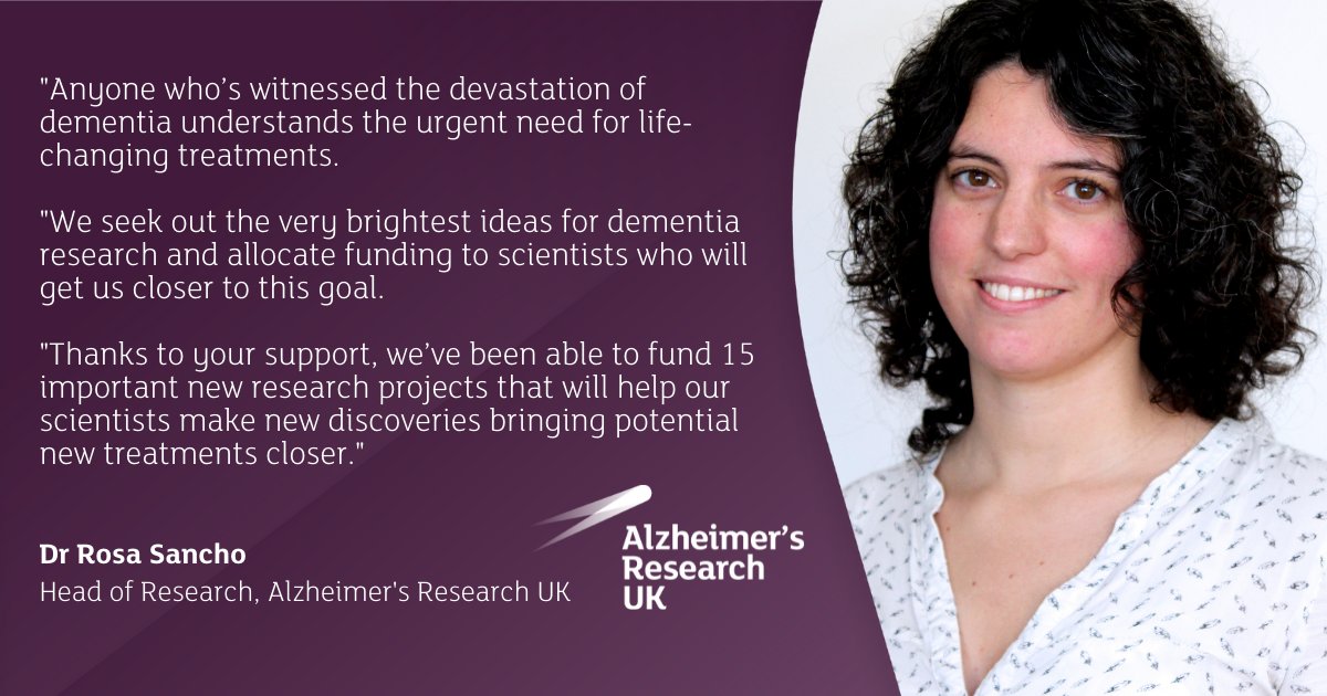 AlzResearchUK's tweet photo. Unless we act, 1 in 3 people born today will develop dementia in their lifetime. But dementia is caused by physical diseases, and these can be cured.
No action is too small and this #DementiaActionWeek, weโre committing ยฃ2m to kick-start 15 pioneering new research projects ๐ฌ. https://t.co/ad5m2auSoO