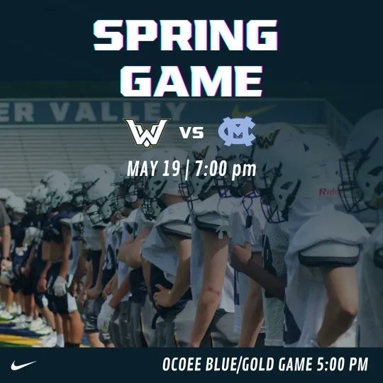 2 days away!! Excited to get after it Thursday night at 7:00 pm vs McMinn Central. 

At halftime, we will be recognizing Walker Valley Athletic Prograns that have won championships this year. Excited to celebrate the great programs and accomplishments from 21-22.  #OneValley