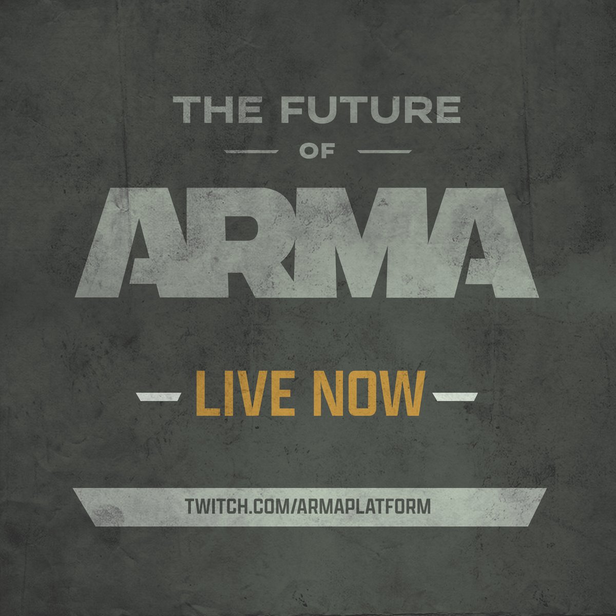 Papa Bear to all units, your presence is expected right now.
Tune in ➡ twitch.tv/armaplatform