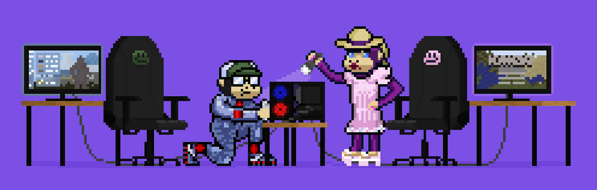 realDonaldDuk's tweet photo. GAME TIME! Another @SmolBrainsNFT Smol Scene pumped out for my homie @reeee88! I may have had a little too much fun with this one :) Enjooooy!!! 🐒🚀 https://t.co/msIaY0IY9e