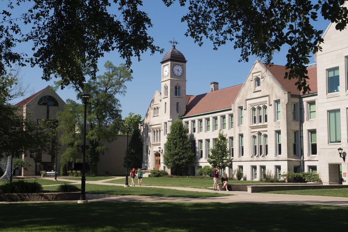 Westlake Hall in the summer.
