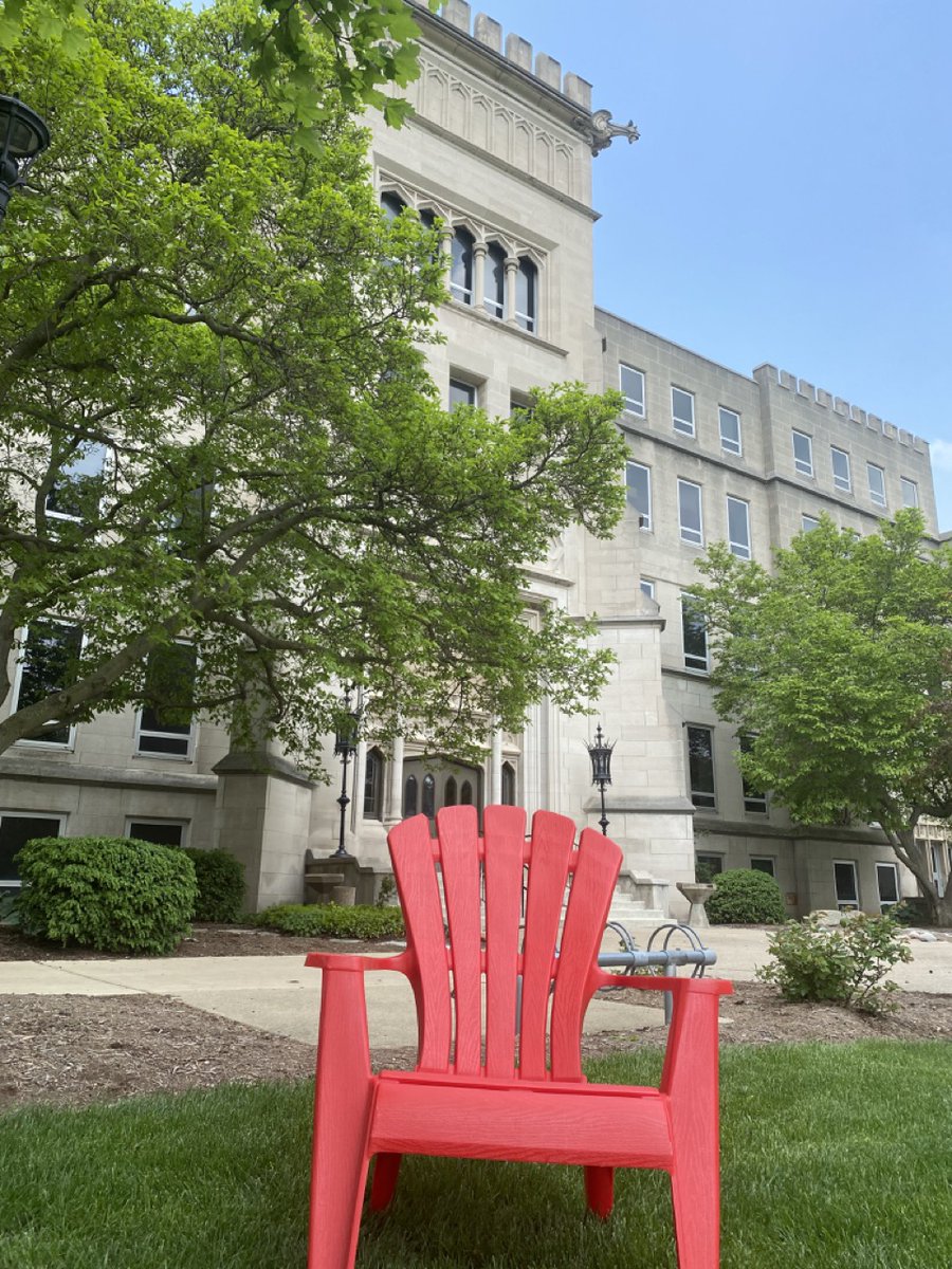 View of Bradley Hall in the summer.