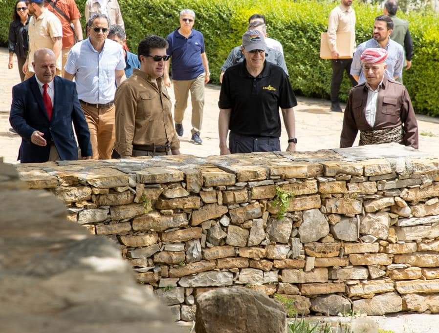 ademirhan's tweet photo. #US #Ambassador in #Baghdad Matthew #Tueller and US #ConsulGeneral Robert #Palladino visited #President of #Kurdistan #Nechirvan #Barzani in #Barzan today for the #Ambassador farewell. I am honored to be present during part of this visit https://t.co/maZuswN7i5