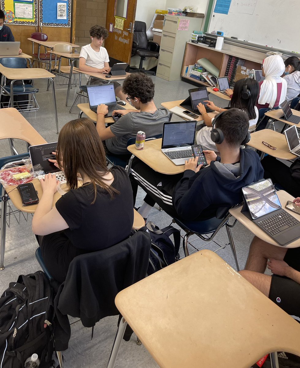 The juniors at <a href="/SITech_HS/">Staten Island Tech</a> are currently in the process of practicing oral history interviews &amp; transcription. They will take these skills to real situations where they will interview their family members in order to capture multiple perspectives of American Identity! <a href="/Erlenwein/">Mark Erlenwein</a>