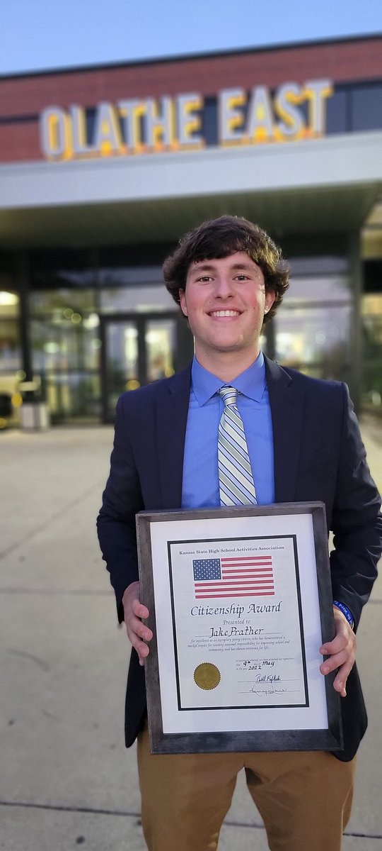 Pretty exciting last week with <a href="/RUhawks/">Rockhurst Athletics</a> signing day and being awarded the <a href="/KSHSAA/">KSHSAA</a> Citizenship/sportsmanship Award.  Proud of you,  Jake! <a href="/JakePrather10/">Jake Prather</a>
