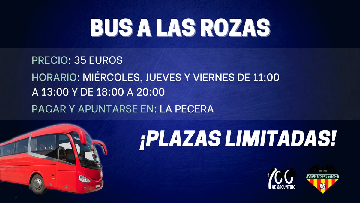 🚌 𝐁 𝐔 𝐒   𝐀   𝐌 𝐀 𝐃 𝐑 𝐈 𝐃

¡¡Sí, sí, sí, nos vamos a Madrid!!

Y nos vamos a Madrid con buses fletados por el club. Así puedes apuntarte 👇

📌 La Pecera: goo.gl/maps/vJ5x2Y4E3…