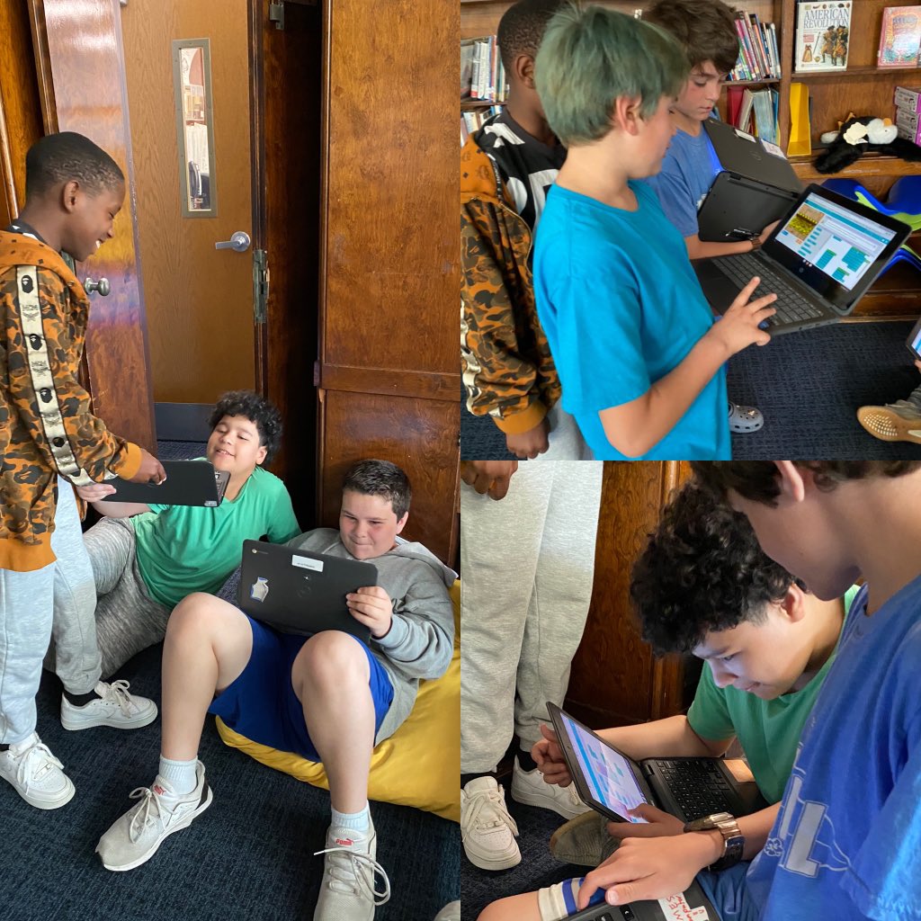SPIRIT_LB's tweet photo. Ss proudly share the video games they programmed utilizing events w/ classmates to try out &amp; share feedback! #ProudToBeLB @codeorg https://t.co/IpFsdz8UoG