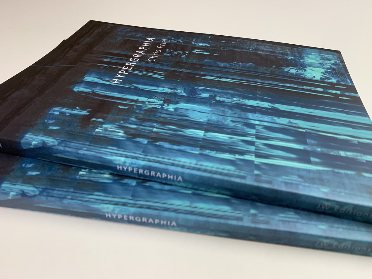 JWEditions's tweet photo. Hypergraphia has arrived!

Well, the softback edition’s have. The hard backs are due with next week

Chris’s images look wonderful 

Copies of the softback are now at Chris’s exhibition in Ludlow, with online orders shipping this week

Order here: https://t.co/gqqyYu1T6K https://t.co/JSwjseixOO