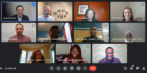 sghscareerserv's tweet photo. Thank you @GarnerEconDev for sponsoring the 2021-2022 Garner Entrepreneurs of Tomorrow. Our @SouthGarnerHS students enjoying participating in the program and making their business pitches (virtually). They also love their reward, new laptop computers!! https://t.co/zrdiGkZCgH