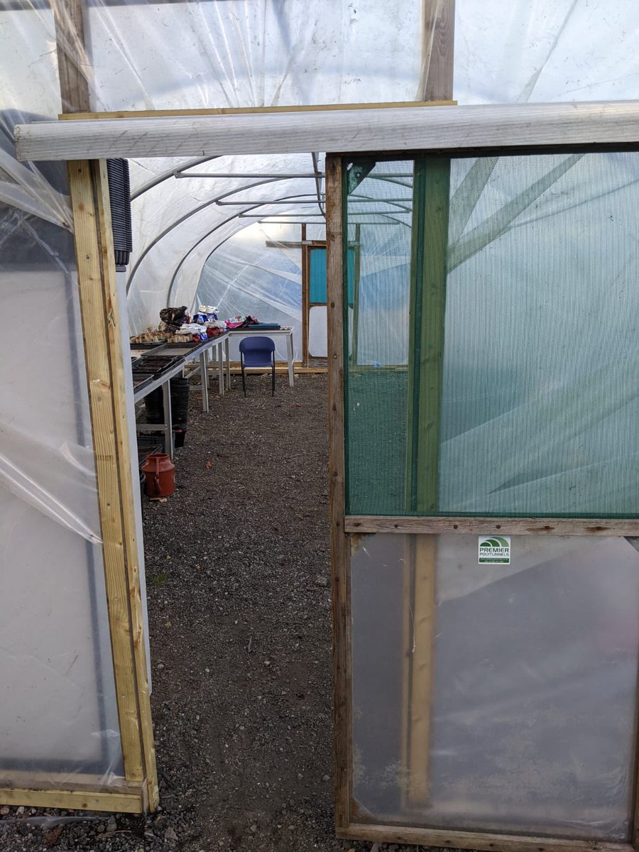 cheftonymulgrew's tweet photo. BIG SHOUT OUT AND THANKS TO IAN AND EMMA @RawCowsMilk for the donation of poly tunnel and tables. #Wheelchairaccessible #schoolgrowing #sustainable @JeanetteOrrey @LoveBritishFood @PSCMagazine @gardenorganicuk https://t.co/ARoHiBZlGB