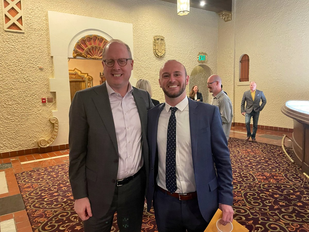 AustenParrish's tweet photo. Lovely @incourts Bar Admission Ceremony this morning at @IndianaRoof. Great to see recent @IUMaurerLaw grads who were admitted, as well as @IndianaStateBar, @INBarFoundation leaders, and Dean Karen Bravo (@IUMcKinneyDean @IUMcKinney). Congrats to all our new IN lawyers! https://t.co/817UOrjI7f