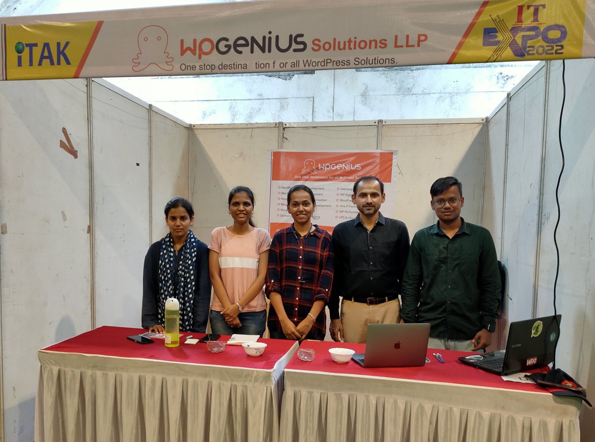 TeamWPGenius's tweet photo. Exibiting #wpgenius at #ITexpo2022 #itak #kolhapur https://t.co/zjdL3M95Lk