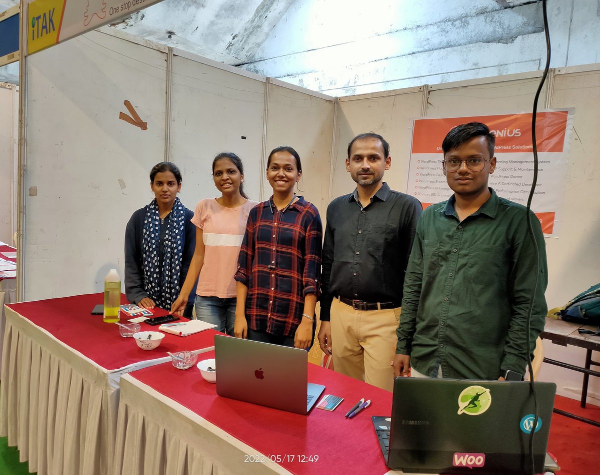 TeamWPGenius's tweet photo. Exibiting #wpgenius at #ITexpo2022 #itak #kolhapur https://t.co/zjdL3M95Lk