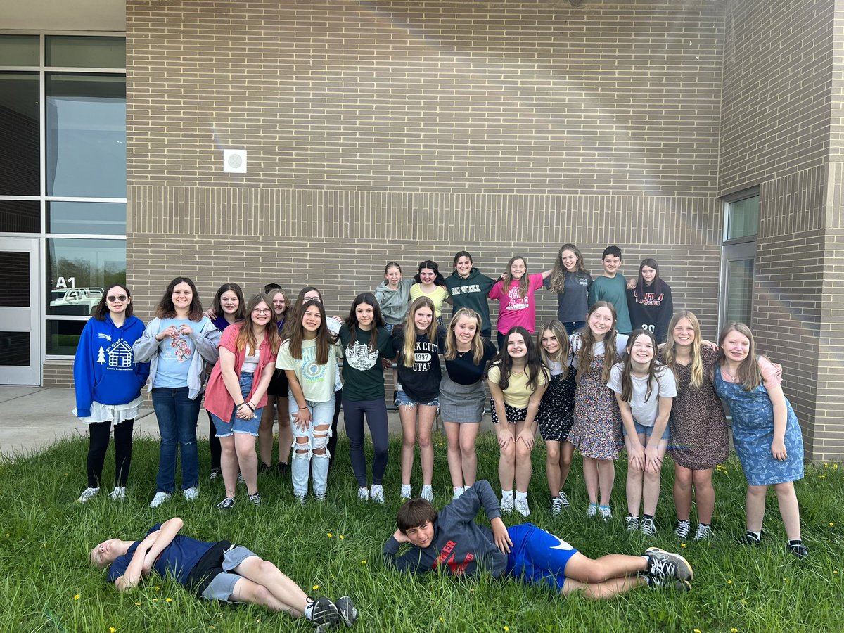 Great group of young people!   Concert tonight! 7:00 HHS Auditorium!