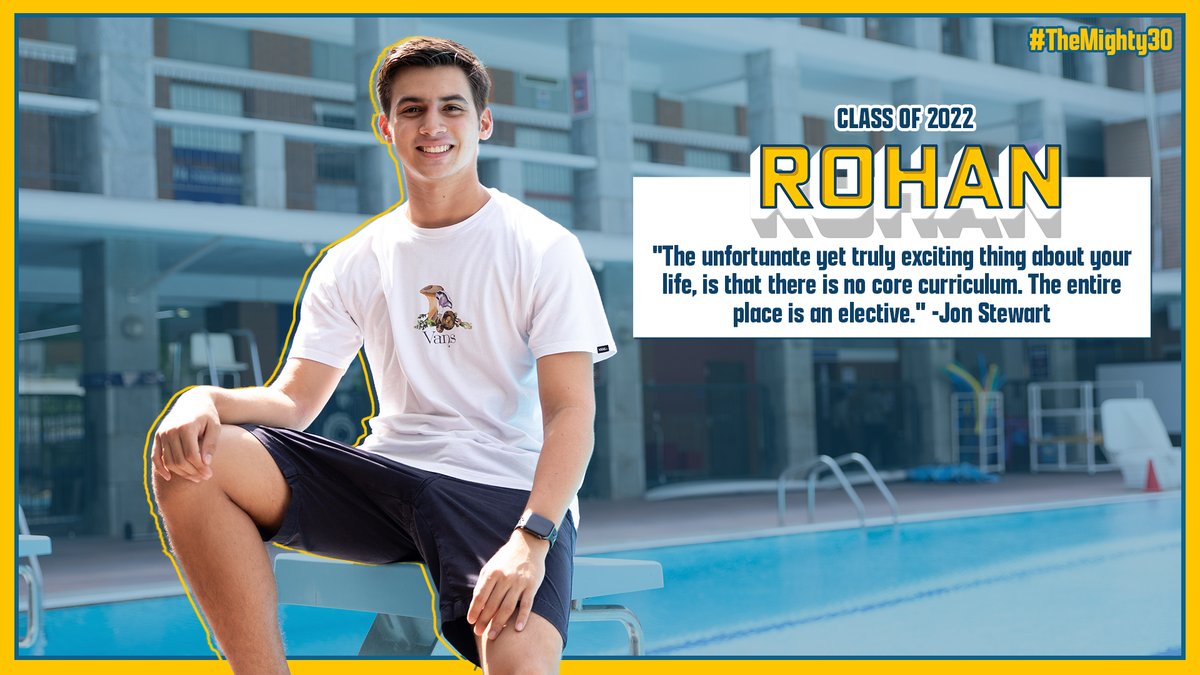 AISChennai's tweet photo. DAY 20: ROHAN
#TheMighty30
We're celebrating the Class of 2022 by featuring one senior portrait a day as a run-up to Graduation Day! Come show The Mighty 30 seniors of AISC some love as we celebrate them in style!
#AISCExcellence https://t.co/E26ux0XAzA