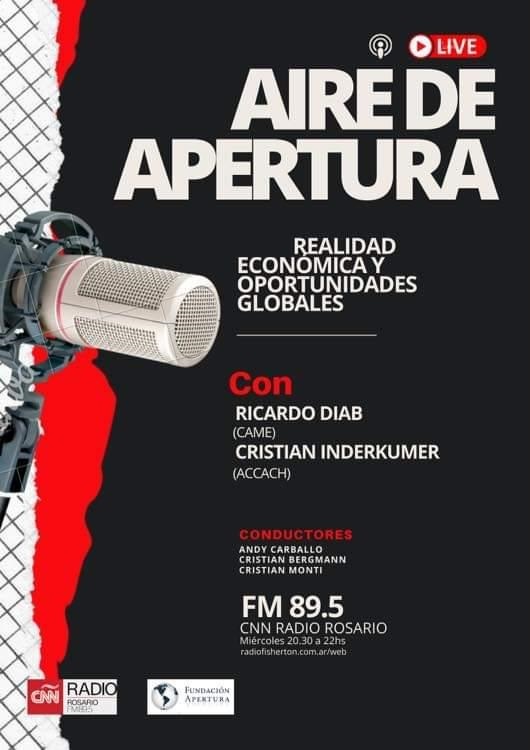 ACCACh's tweet photo. 🆕Episodio de #Spotify @ACCACh 
"Realidad económica y oportunidades globales."

🎧Escucha #podcast E.20 @CrisInderkumer  en @CNNRadioRosario, FM 89.5. China, la relación bilateral con Argentina y qué significa hacer negocios con el gigante asiático.🇦🇷 y 🇨🇳
https://t.co/7uC2RhOCRs https://t.co/BSNeiT8Q0Y