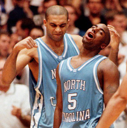 tatefrazier's tweet photo. RIP Ademola Okulaja aka The Warrior, one of the greatest Tar Heels to ever do it 🙏 https://t.co/L9k9A665nV