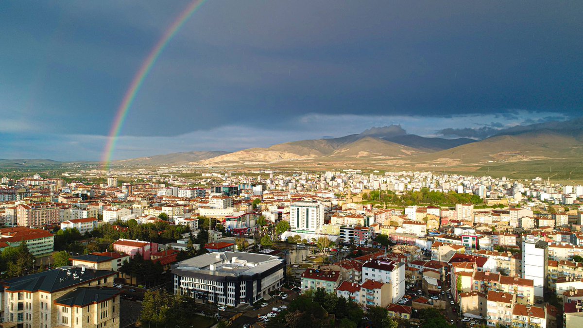 Yağmur da, gökkuşağı da en çok Niğde’mize yakıştı 🌧 😎 😍