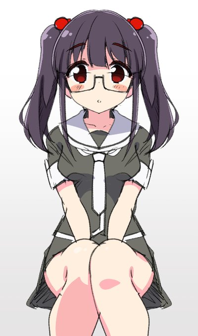 サンプルボイスと
公式立ち絵からの印象で
ラインスタンプのイメージを
固めるために描いた高遠咲ちゃん

#ついなちゃん 
#高遠咲 