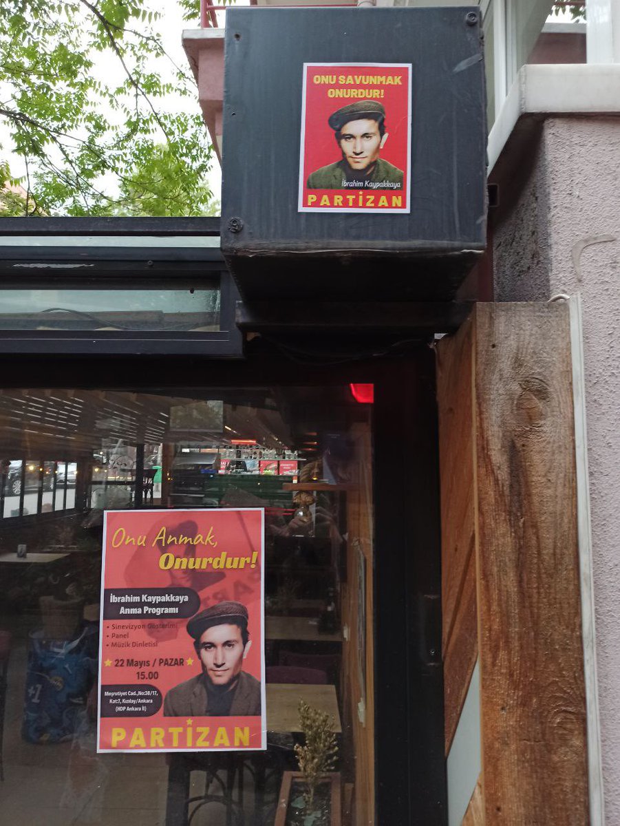 📌Kızılay

Komünist Önder İbrahim Kaypakkaya’nın katledilişinin 49.yılında “Onu anmak onurdur, savaşmaktır!” şiarıyla sticker ve anma programına çağrı afişlerimizle çalışmalarımız devam ediyor. 

İbrahim Kaypakkaya Yaşıyor, Savaşıyor!