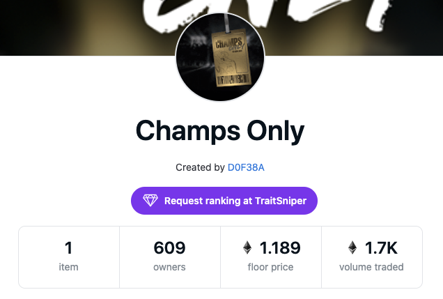 champsonlypass's tweet photo. 726 passes staked.

Supply dwindles each day. Functionality increases. If you're not staked WYD?

Champs Only 🏆 https://t.co/IfLFRTIOxA