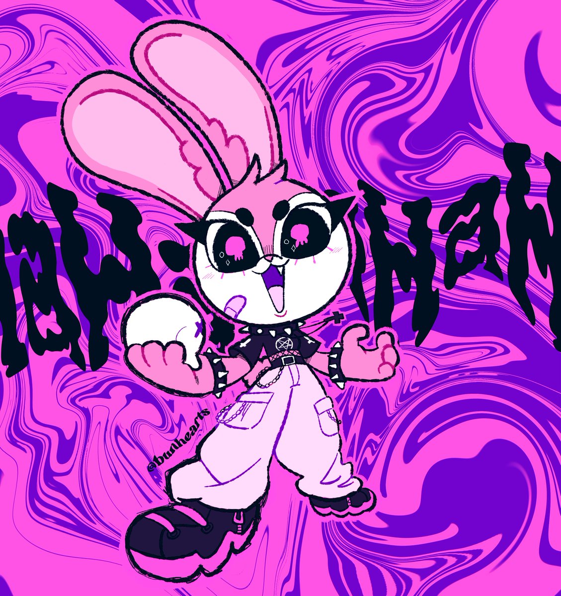 「💀🐰Blair the bunny reaper!🐰💀 」|𝚋𝚞𝚗!🐰のイラスト