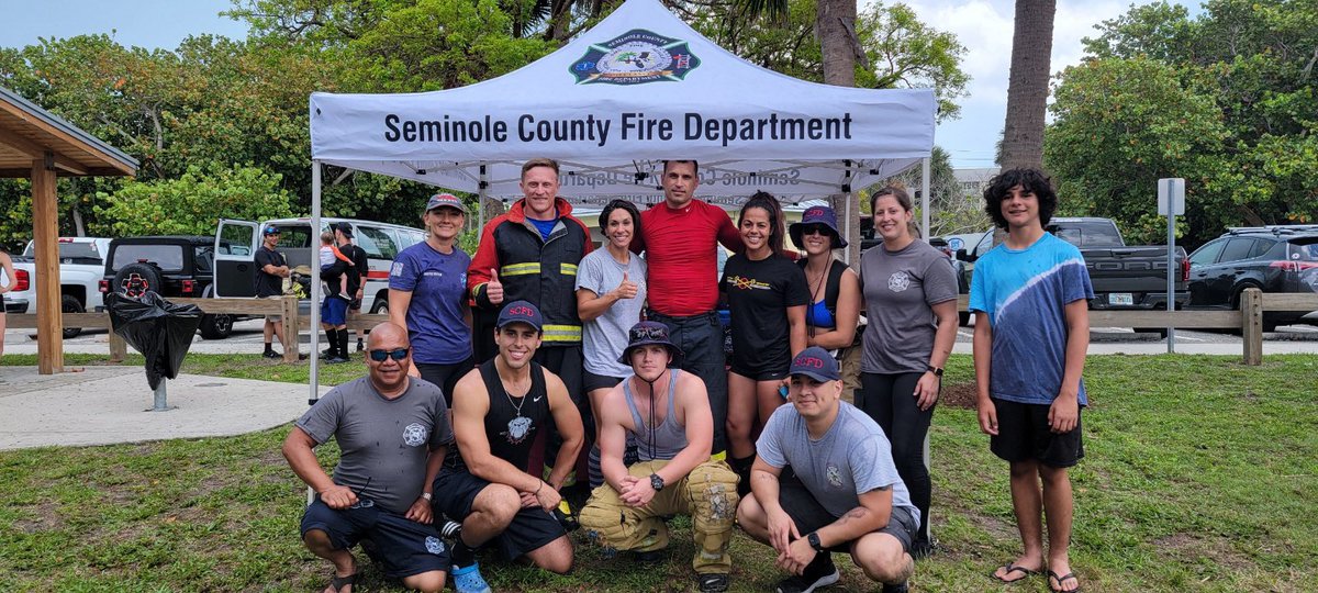 scfdpio's tweet photo. Firefighter Combat Challenge this past weekend.
🙌Women’s team Seminole County Fire Dept members with @OCFireRescue members took 2nd
🙌 SCFD men’s team took 4th 
📍 Stuart, FL
Congrats to all #FireFitness https://t.co/QyKe2uWkk5