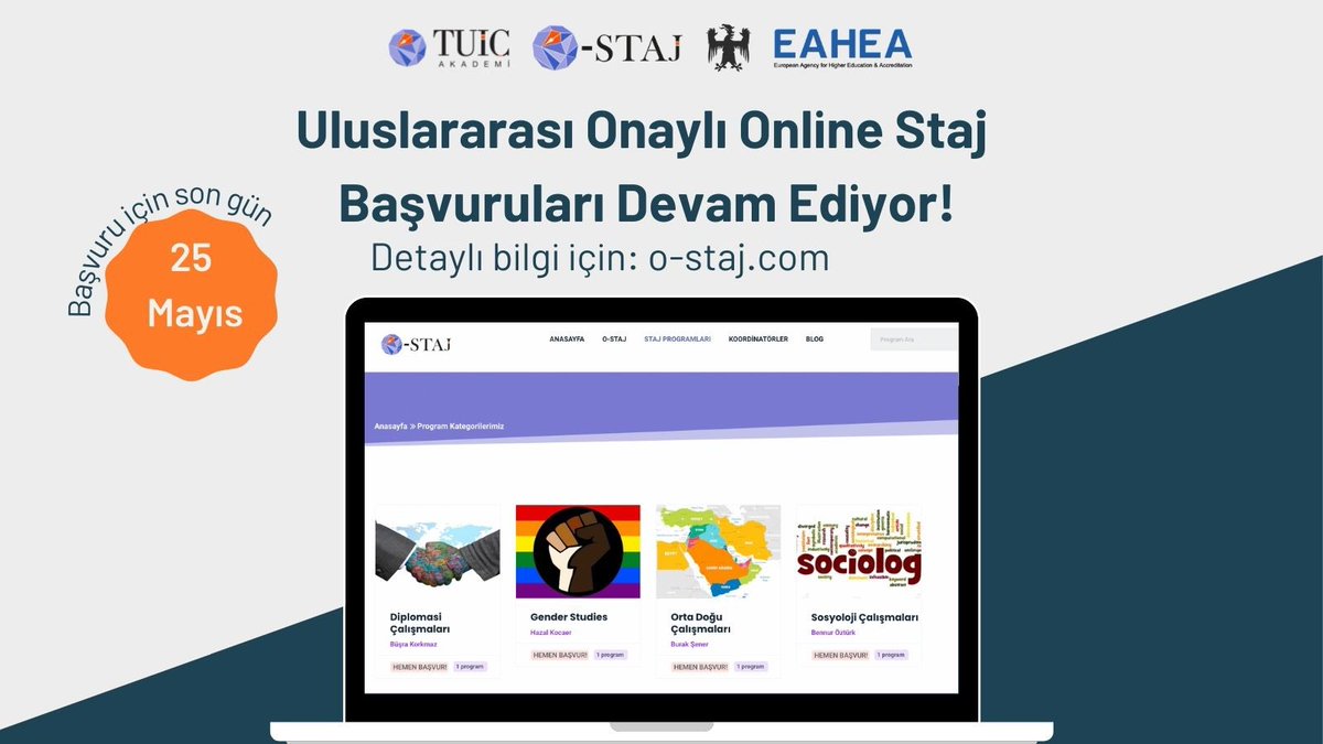 onlinestaj's tweet photo. TUİÇ Akademi uluslararası sertifikalı Online Staj Haziran dönemi başvuruları devam ediyor!
Başvuru ve detaylı bilgi için https://t.co/ko7hPv8P2L adresini ziyaret edebilirsiniz.🌸
#tuicakademi #tuic #online #staj #ostaj https://t.co/HwJmiFXDHC
