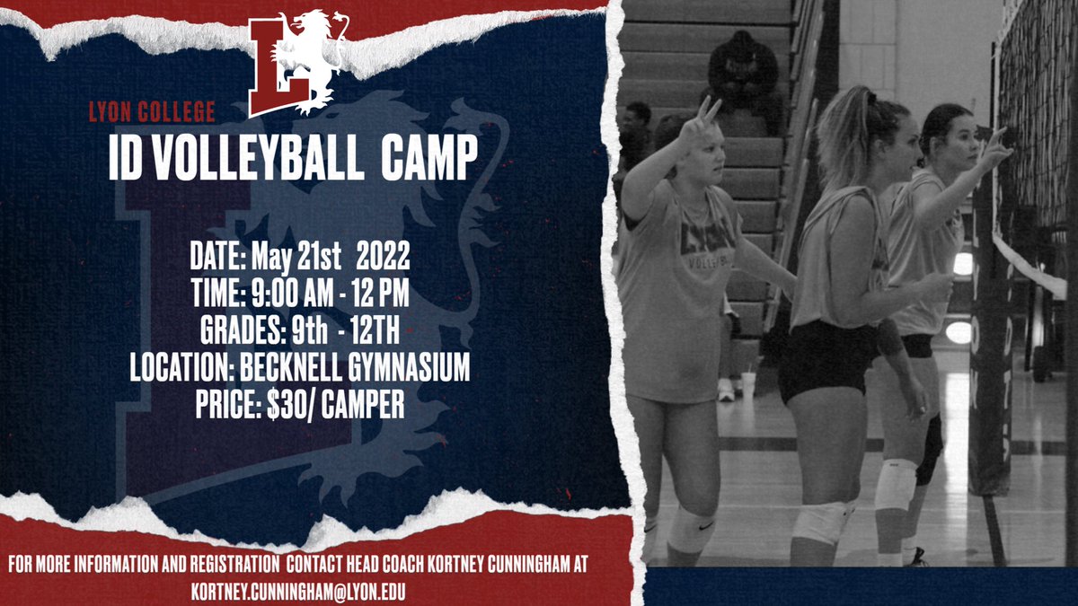 LyonVolleyball's tweet photo. Don’t forget to sign up!! https://t.co/yokYHqAgLZ
