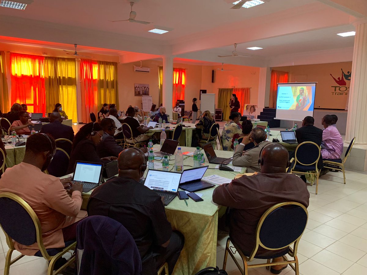 joaoscarpelini's tweet photo. Today, @UNPeacebuilding &🇺🇳partners covered practical strategies to better engage w/ #CSOs in #peacebuilding projects & how to ensure conflict analysis are responsive to the specific needs, perspectives and aspirations of #women & #youth
#YPS #WPS #Youth4Peace #Women4Peace #GYPI https://t.co/EFIWXvZ8Eb
