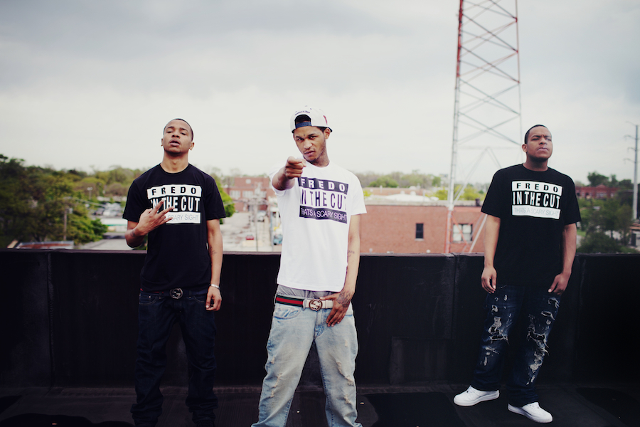 fakeshoredrive's tweet photo. 10 years ago today, Fredo Santana, Joe Freshgoods &amp; Fake Shore Drive dropped the 'Fredo In The Cut That's A Scary Sight' t-shirt. 

A decade later and the shirts are still being bootlegged. R.I.P. Fredo. https://t.co/G7ikIFGO32